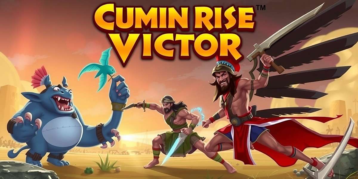 Cumin Rise Victor Official Cover Art Cumin Rise Victor game cover featuring ancient Indian warriors in an epic battlefield with mythological creatures
